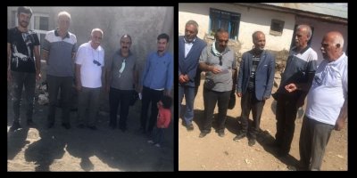 PAK û PSKyê seredana malbatên ku ji şopa lehîyê xisar dîtibûn kirin