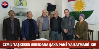 Cemil Taşkesen Seredana Şaxa PAKê ya Batmanê Kir