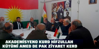 Akademîsyeno Kurd Hifzullah Kûtûmî Amed de PAK Zîyaret Kerd