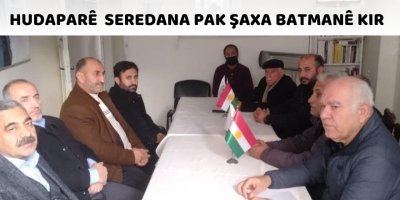 HUDAPARê Seredana PAK Şaxa Batmanê Kir
