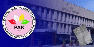 Parezgerîya Batmanê ‘’cîhên pankartan’’ wek sedem nîşan da û nehişt PAK pankartên ji bo zimanê bijarte yê kurdî darve bike