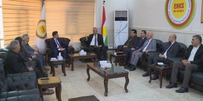 Konsulê Almanya û Şandeyê NY serdana ENKSê kirin