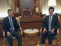 Serokwezîr Barzanî, pêşwaziya konsolê nû yê tirk kir