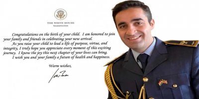 Serokê Amerîkayê nameya pîrozbahiyê ji Pêşmergeyekî Kurdistanê re şand