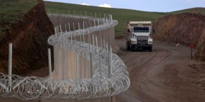 Li ser sînorê Bakur û Rojhilatê Kurdistanê 40 km dîwar hat danîn