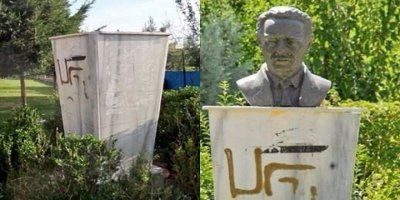 Şaredariya Batmanê: Peykerê Cegerxwîn ji aliyê dizan ve hatiye dizîn