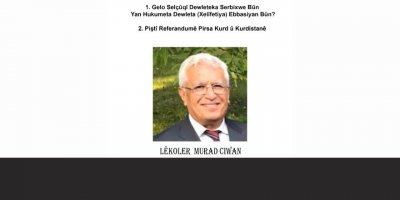 Lêkolîner û nivîskarê Kurd Mûrad Ciwan li Wanê konferansekê li dar dixe