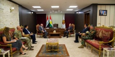 Balyozê Brîtanyayê bi Wezîrê Pêşmerge re civiya