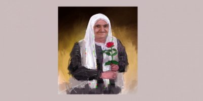 Şêwekar Luqman Ehmed wêneyeke Makbule Ozer xêz kir