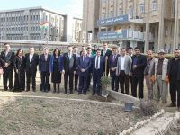 Parlamenterên Kurdistanê darên zeytûnê çandin, operasyona Şaxa Zeytûnê protesto kirin