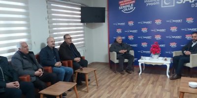 Heyeta PAKê Li Amedê Serdana Partîya Saadetê Kir