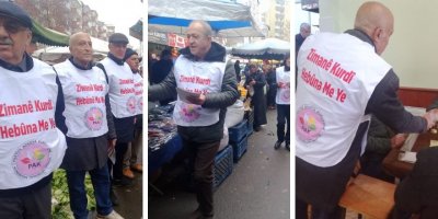 PAKî Semtê Bayramogluyî yê Amedî de semedê dersa weçînitî ya kurdkî broşur vila kerd