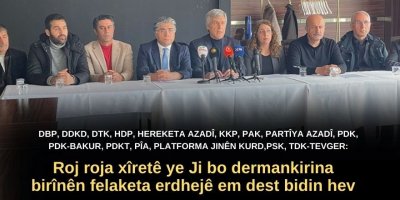 Roj roja xîretê ye Ji bo dermankirina birînên felaketa erdhejê em dest bidin hev