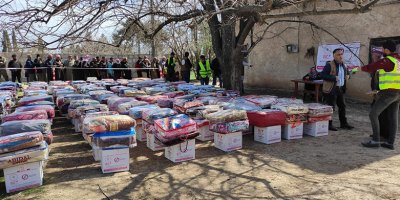 Belavkirina alîkariyên Dezgeha Xêrxwazî ya Barzanî li Efrînê berdewam e