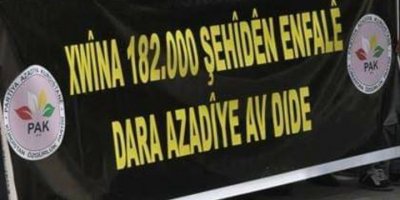 PAKê Şehîdên Enfalê bibîr anî