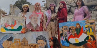 Keçên Cindirêsê bi wênekêşiyê hêviya berdewamiya jiyanê derdibirin