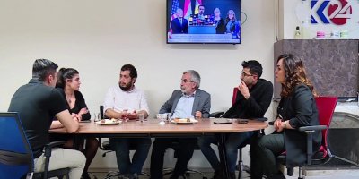 Saziyên çapemeniyê serdana ofîsa Enqerê ya Kurdistan24ê kirin