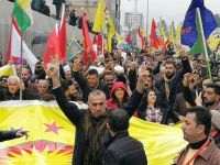 Li Fransa û Swêdê bo Efrînê xwepêşandan