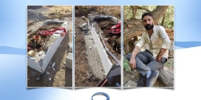 Hêzên ewlehî tirba şehîd “Ebdulselam Qadir Gelwan” têk dane û birayekî wî girtine û azar dane