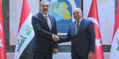 Fuad Husên û Hakan Fîdan li Bexdayê civiyan