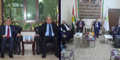 Heyeta Partîya Welatparêzên Kurdistanê (PWK) Li Hewlêrê Seredana ENKS, PDKS, PYKSyê Kir