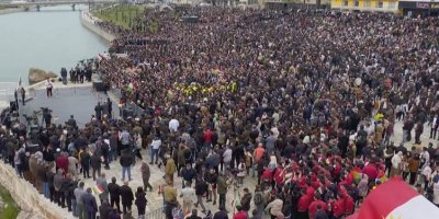 Li Zaxoyê êrişa Îranê ya li Hewlêrê hat protestokirin