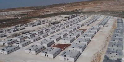 EFRÎN - Li ser Goristana Şehîdan xanî tên avakirin