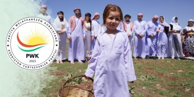 PWK: Em Cejna Çarşema Sor ya xuşk û birayên xwe yên kurdên êzidî pîroz dikin!