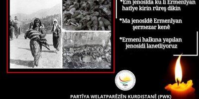 PWK: Em Jenosîda ku li Ermenîyan hatîye kirin rûreş dikin!