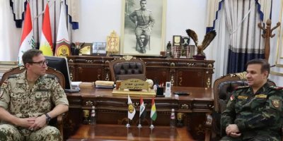 Sererkanê hêzên Pêşmerge û Fermandeyê hêzên Almanya ji bo plana nû civiyan