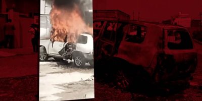 Silêmanî - Otomobîla Berpirsê PDKyê yê Şaxa Kelarê teqiya