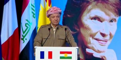 Serok Barzanî: Roleke mezin a Danielle Mitterrand di parastina doza Kurd de hebû