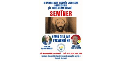 PWK li Amedê bi minasebeta 110emîn salvegera darvekirina Şêx Ebdulselam Barzanî semînerekê li dar dixe