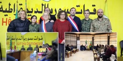 Şandên Îtalya û Fransayê serdana Rojavayê Kurdistanê kir