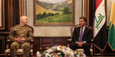 Nêçîrvan Barzanî û Fermandarê Hevpeymanan yekkirina hêzên Pêşmergeyan gotûbêj kir