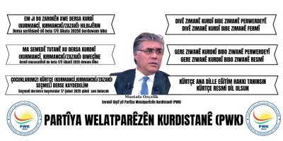 Serokê Giştî yê PWKê Mustafa Ozçelîk: Ji bo xizmeta ji zimanê kurdî, divê em bi dudilî û bi mesafe li dersa bijarte ya kurdî nenêrin!