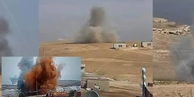 Tirkiyê li derdora Kobanê embarên genim bombebaran kir: 500 ton telef bû