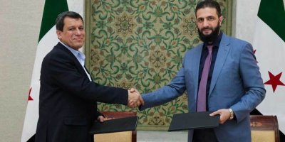 Mezlûm Ebdî li ser peymanê daxuyaniya ewil da