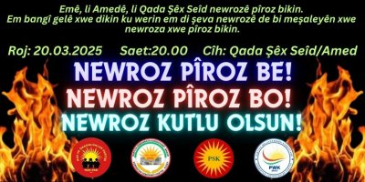 Çar partîyên Kurd bang kirin: 'Werin em Newrozê bi hev re pîroz bikin'"