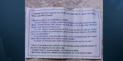 Artêşa Tirkiyeyê li hin herêmên Kurdistanê belavokan davêje