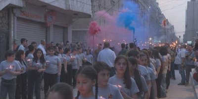 QAMIŞLO - Komkujiya Ermenan di 110emîn salvegera xwe de hat bibîranîn