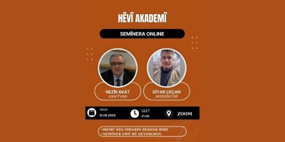 Hêvî Akademî semînera onlîne li dar dixe