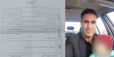 Rojhilat | Malbata girtiyê Kurd bi belgeya mirinê ji îdama kurê xwe haydar bû