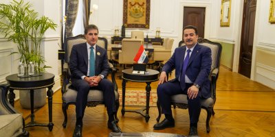 Nêçîrvan Barzani û Mihemed Şîya Sûdanî pêwendiyên Hewlêr û Bexdayê gotûbêj dikin