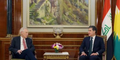 Serokê Herêma Kurdistanê Nêçîrvan Barzanî bi heyeta senatoya DYA re civiya