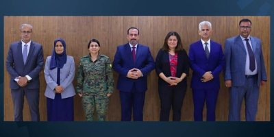 Heyeta Rêveberiya Xweser çû Şamê