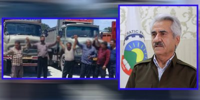 Rêzdar Mistefa Hicrî li derheq mangirtina seranserî ya ajotvan û xwediyê kamiyonan peyamek belav kir