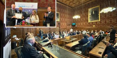 Şivan Perwer li Parlamentoya Brîtanyayê hate xelatkirin