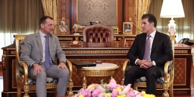 Nêçîrvan Barzanî û Konsulê Fransayê civiyan