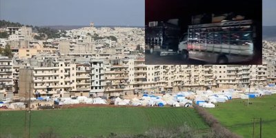 Malbatên Erebên hawirde bi 50 kamyonan ji Efrînê derketin